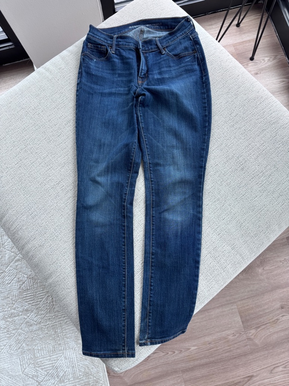 Old Navy Women's Dark Blue Skinny Jeans Size 2 Regular